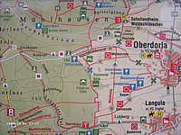 Karte Oberdorla